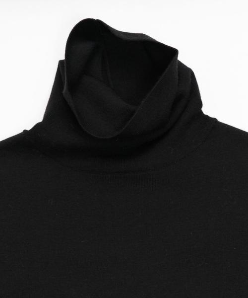 BEAUTY&YOUTH UNITED ARROWS（ビューティーアンドユースユナイテッドアローズ）の「BY∵ フルニードルタートルニットワンピース◆（ワンピース・レディース・ブラック/グレー/ブラウン・FREE）」の9枚目の写真