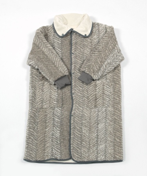 ブラウン ヘリンボーンファーコート ブラウン ヘリンボーンファーコート