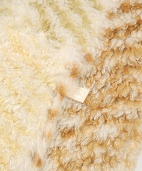 ブラウン ヘリンボーンファーコート ブラウン ヘリンボーンファーコート