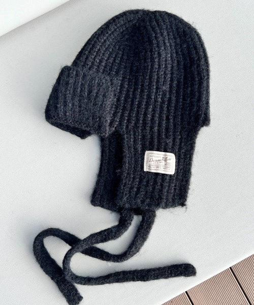 セール】耳当てニットバラクラバ（ニットキャップ/ビーニー