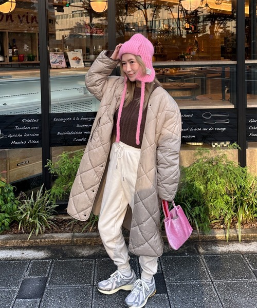 StyleSea（スタイルシー）の「耳当てニットバラクラバ（ニットキャップ/ビーニー・レディース・グレー/ベビーピンク/サックスブルー/アイボリー/ブラック・FREE）」の6枚目の写真