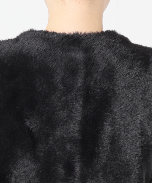 追加2》ダブルフェイスフェザークルーネックベスト（ベスト）｜JOURNAL