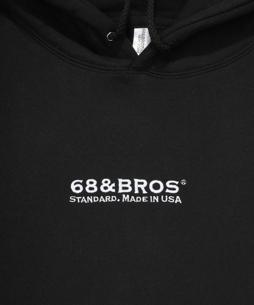 68&brothers(シックスティエイトアンドブラザーズ)の「68&BROTHERS / Hooded Sweat STANDARD emb.(パーカー・メンズ・ヘザーグレー/アクア/ブラック/ネイビー・LARGE/X-LARGE/MEDIUM)」の20枚目の写真