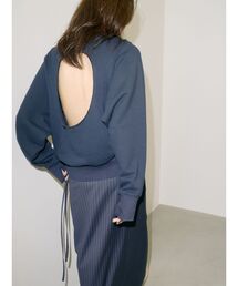 【Htage】バックオープンリメイクスウェット
