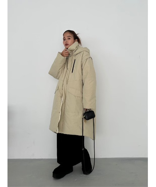 TRUNC 88 Waterproof Tech Coat ベージュ TRUNC（トランクエイティー