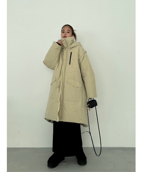 TRUNC 88 Waterproof Tech Coat ベージュ □ Waterproof Tech