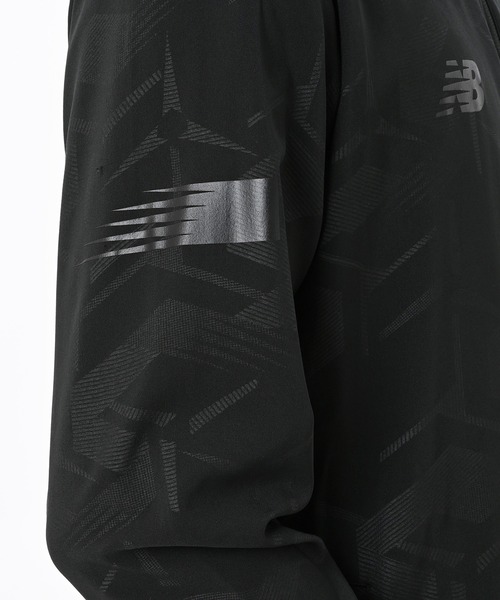 NEW BALANCE(ニューバランス)の「Black Out ストレッチウーブンフルジップジャケット(ジャージ・メンズ・ベージュ/ブラック/チャコールグレー・LARGE/MEDIUM/SMALL)」の7枚目の写真