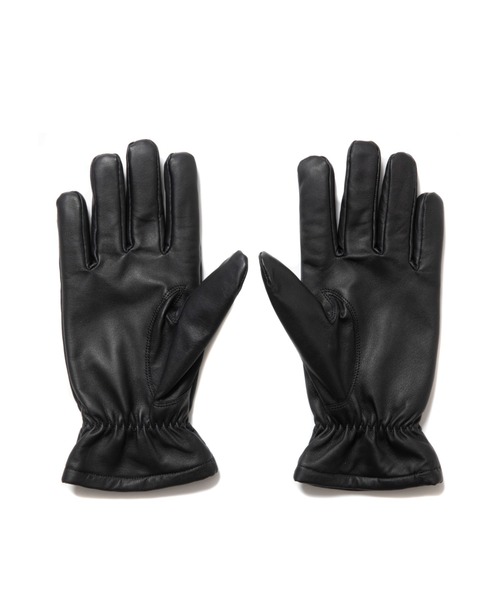COOTIE PRODUCTIONS（クーティープロダクションズ）の「Leather Glove（手袋・メンズ・ブラック・MEDIUM/LARGE）」の5枚目の写真
