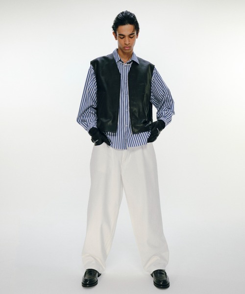 COOTIE PRODUCTIONS（クーティープロダクションズ）の「Leather Glove（手袋・メンズ・ブラック・MEDIUM/LARGE）」の2枚目の写真