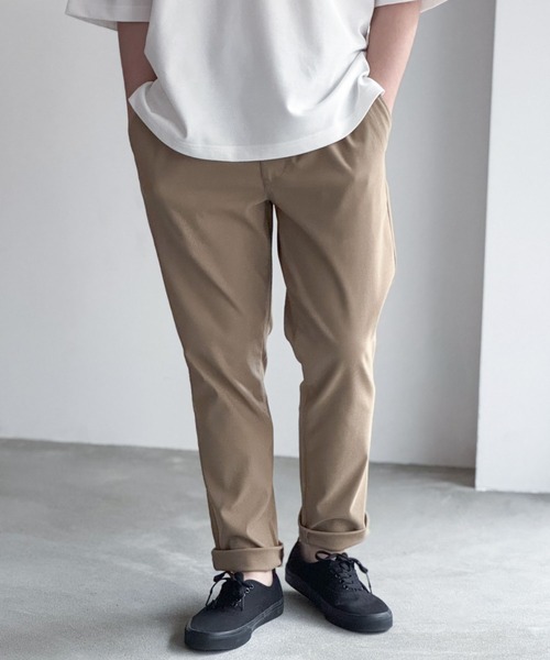 NAVY（ネイビー）の「毎日はきたくなるラクラクパンツ「マイラク」スーパーストレッチイージーパンツ 抗菌防臭（その他パンツ・メンズ・ネイビー/ブラック/チャコールグレー/カーキ/ホワイト/ベージュ・XL/L/M/S）」の4枚目の写真