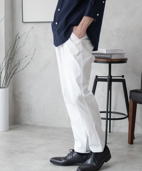 NAVY（ネイビー）の「毎日はきたくなるラクラクパンツ「マイラク」スーパーストレッチイージーパンツ 抗菌防臭（その他パンツ・メンズ・ネイビー/ブラック/チャコールグレー/カーキ/ホワイト/ベージュ・XL/L/M/S）」の9枚目の写真