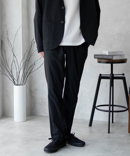 NAVY（ネイビー）の「毎日はきたくなるラクラクパンツ「マイラク」スーパーストレッチイージーパンツ 抗菌防臭（その他パンツ・メンズ・ネイビー/ブラック/チャコールグレー/カーキ/ホワイト/ベージュ・XL/L/M/S）」の11枚目の写真