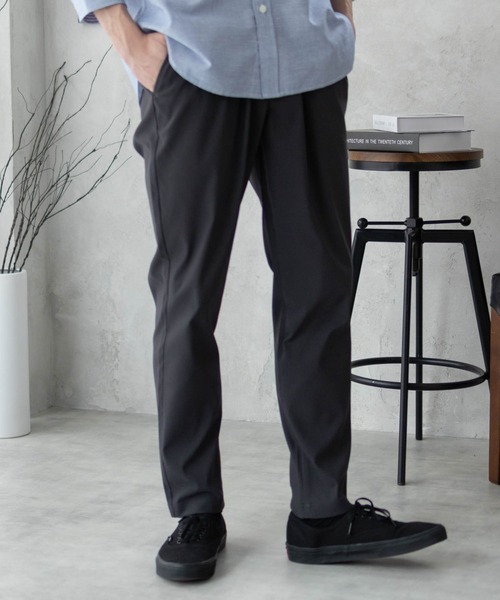 NAVY（ネイビー）の「毎日はきたくなるラクラクパンツ「マイラク」スーパーストレッチイージーパンツ 抗菌防臭（その他パンツ・メンズ・ネイビー/ブラック/チャコールグレー/カーキ/ホワイト/ベージュ・XL/L/M/S）」の14枚目の写真