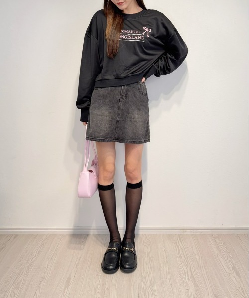 Silly（シリー）の「デニムスカート（デニムスカート・レディース・ブラック・MEDIUM/LARGE）」の11枚目の写真