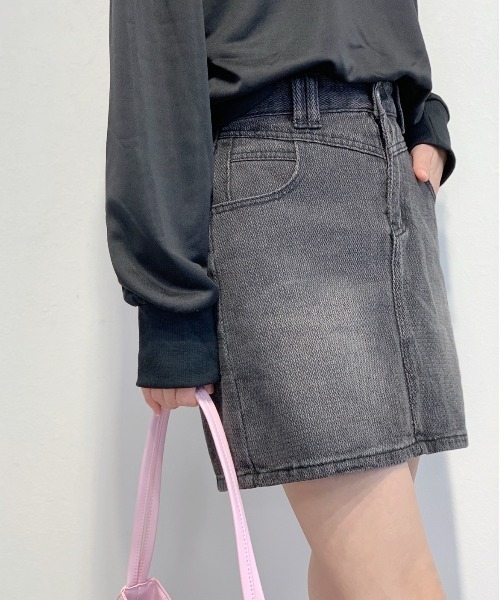Silly（シリー）の「デニムスカート（デニムスカート・レディース・ブラック・MEDIUM/LARGE）」の17枚目の写真