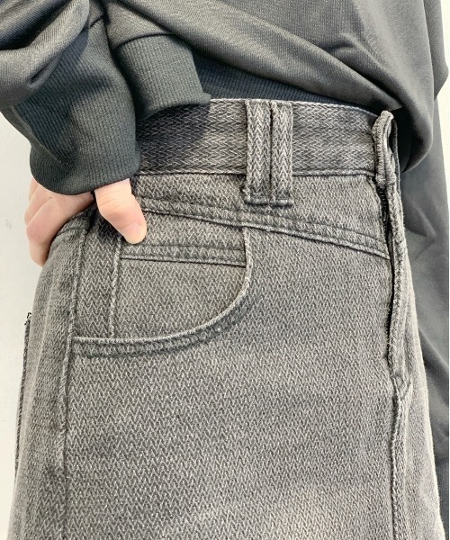 Silly（シリー）の「デニムスカート（デニムスカート・レディース・ブラック・MEDIUM/LARGE）」の9枚目の写真