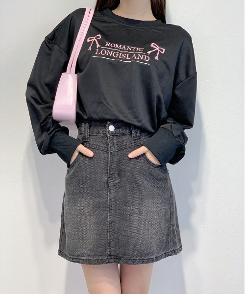 Silly（シリー）の「デニムスカート（デニムスカート・レディース・ブラック・MEDIUM/LARGE）」の5枚目の写真