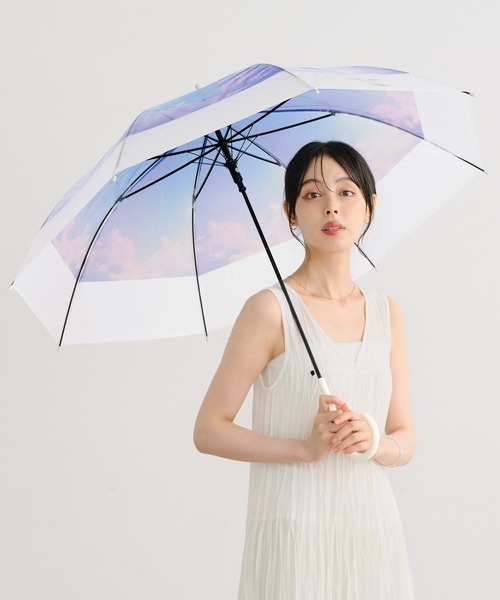 ☆［ビニール傘］地球屋×Wpc.空色アンブレラ 雨傘 長傘（長傘）｜Wpc