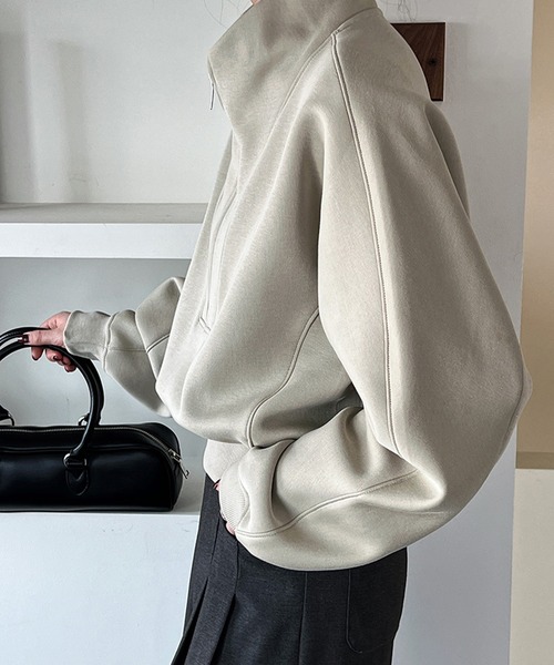 セール】half zip sweat pullover（スウェット）｜SUWDEE