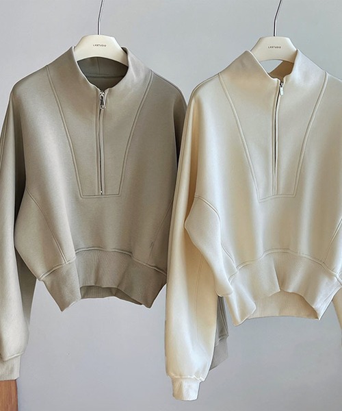 セール】half zip sweat pullover（スウェット）｜SUWDEE