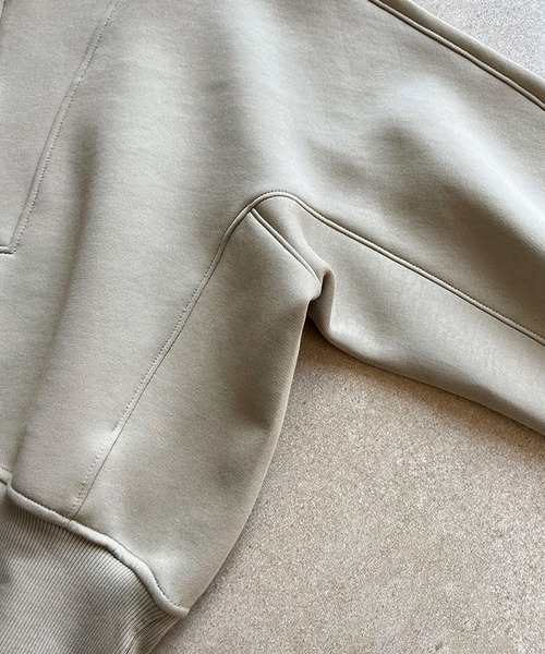 SUWDEE(スーディー)の「half zip sweat pullover(スウェット・レディース・アイボリー/グレイッシュベージュ/グレー・FREE)」の20枚目の写真