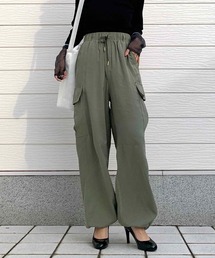 Q | カーゴワイドパンツ(カーゴパンツ)