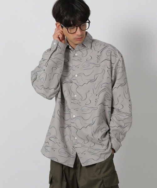 Digitallyページ セール】スエード柄シャツ/291286（シャツ/ブラウス）｜LAKOLE