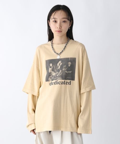 VERSACE グラフィックプリント ロンT JEANASIS(ジーナシス)の「レイヤードグラフィックプリントロン