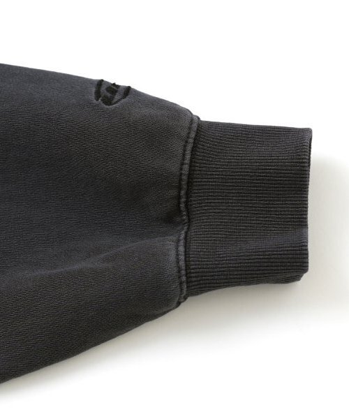 GLAZOS(グラソス)の「【大人向けサイズあり】裏毛・ピグメント加工刺繍ロゴパーカー(パーカー・キッズ・グリーン/チャコールグレー/ブルー・S/LL/L/M)」の12枚目の写真