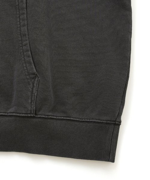 GLAZOS(グラソス)の「【大人向けサイズあり】裏毛・ピグメント加工刺繍ロゴパーカー(パーカー・キッズ・グリーン/チャコールグレー/ブルー・S/LL/L/M)」の10枚目の写真
