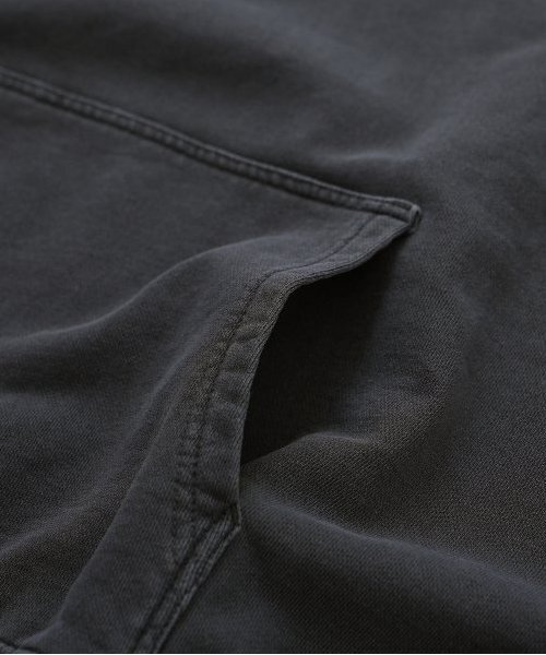 GLAZOS(グラソス)の「【大人向けサイズあり】裏毛・ピグメント加工刺繍ロゴパーカー(パーカー・キッズ・グリーン/チャコールグレー/ブルー・S/LL/L/M)」の9枚目の写真