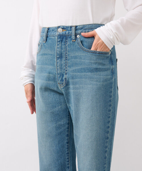 RIVE DROITE（リヴドロワ）の「【MONN.:. （モン）】stretch slitDENIM（デニムパンツ・レディース・ブルー/ネイビー・X-SMALL/MEDIUM/SMALL/LARGE）」の6枚目の写真