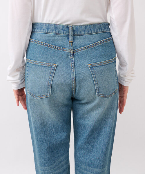 RIVE DROITE（リヴドロワ）の「【MONN.:. （モン）】stretch slitDENIM（デニムパンツ・レディース・ブルー/ネイビー・X-SMALL/MEDIUM/SMALL/LARGE）」の7枚目の写真