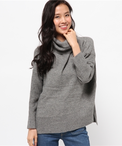 LIVI it（リヴィ イット）の「【LIVI it】カルゼタートル（ニット/セーター・レディース・ホワイト/グレー/ブルー/ブラック・FREE）」の3枚目の写真