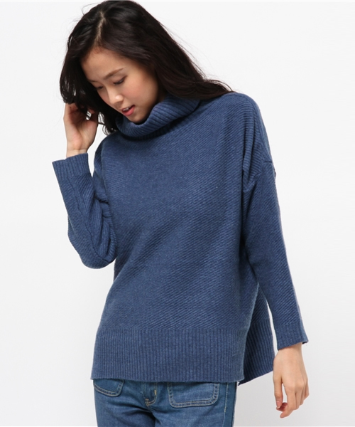 LIVI it（リヴィ イット）の「【LIVI it】カルゼタートル（ニット/セーター・レディース・ホワイト/グレー/ブルー/ブラック・FREE）」の4枚目の写真