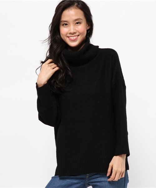 LIVI it（リヴィ イット）の「【LIVI it】カルゼタートル（ニット/セーター・レディース・ホワイト/グレー/ブルー/ブラック・FREE）」の2枚目の写真