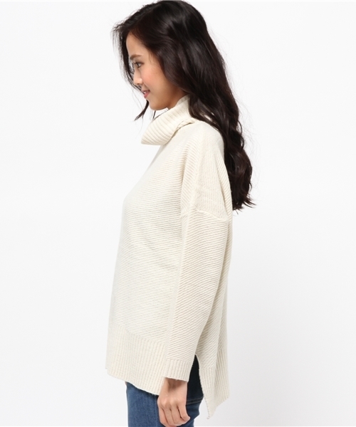 LIVI it（リヴィ イット）の「【LIVI it】カルゼタートル（ニット/セーター・レディース・ホワイト/グレー/ブルー/ブラック・FREE）」の6枚目の写真