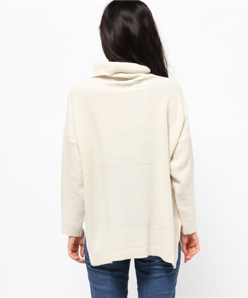 LIVI it（リヴィ イット）の「【LIVI it】カルゼタートル（ニット/セーター・レディース・ホワイト/グレー/ブルー/ブラック・FREE）」の7枚目の写真