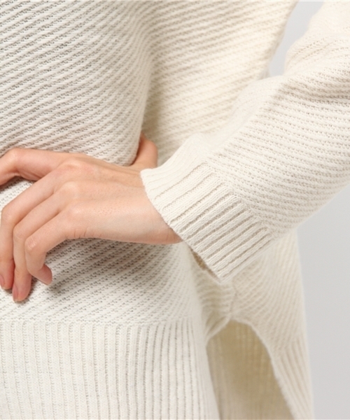 LIVI it（リヴィ イット）の「【LIVI it】カルゼタートル（ニット/セーター・レディース・ホワイト/グレー/ブルー/ブラック・FREE）」の9枚目の写真