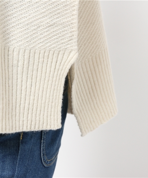 LIVI it（リヴィ イット）の「【LIVI it】カルゼタートル（ニット/セーター・レディース・ホワイト/グレー/ブルー/ブラック・FREE）」の10枚目の写真