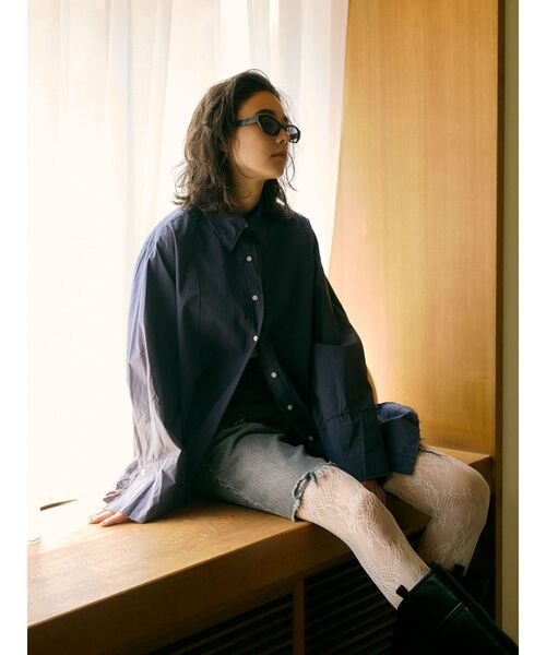 Ungrid（アングリッド）の「オーバルフレームサングラス（サングラス・レディース・ブラウン/ブラック・FREE）」の16枚目の写真