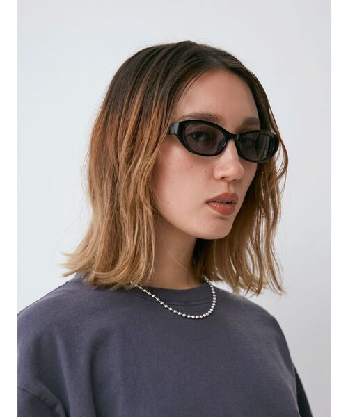 Ungrid（アングリッド）の「オーバルフレームサングラス（サングラス・レディース・ブラウン/ブラック・FREE）」の10枚目の写真