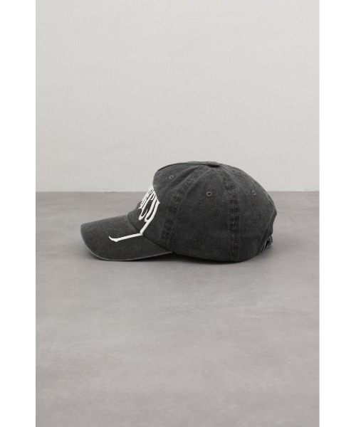AZUL by moussy(アズールバイマウジー)の「ピグメント刺繍キャップ(キャップ・メンズ・ブラック/パープル/ネイビー・FREE)」の5枚目の写真