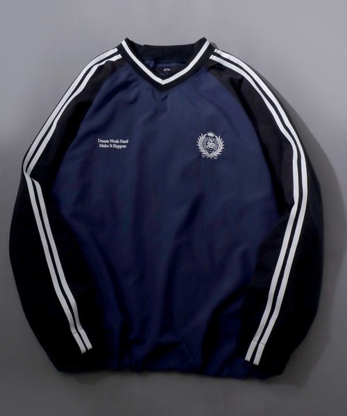 SITRY（シトリー）の「2026AW新色追加 SITRY Nylon Pullover/別注 オーバーサイズ ナイロンプルオーバー ゲームシャツ ユニフォーム ブロークコア セットアップ対応（ナイロンジャケット・メンズ・チャコール/ライトグレー/ブラック/ブラウン/ネイビー・LL/L/M）」の5枚目の写真