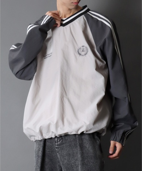 SITRY Nylon Pullover/別注 オーバーサイズ ナイロンプルオーバー