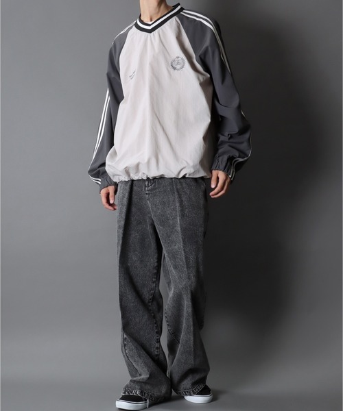 SITRY Nylon Pullover/別注 オーバーサイズ ナイロンプルオーバー