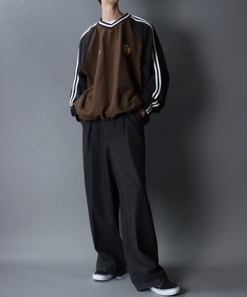 SITRY Nylon Pullover/別注 オーバーサイズ ナイロンプルオーバー