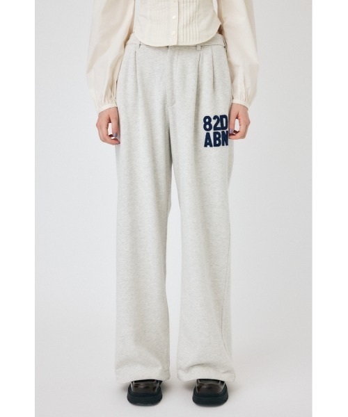 MOUSSY(マウジー)の「SLACKS スウェットパンツ(スウェットパンツ・レディース・ライトブラック/杢グレー・1/2)」の12枚目の写真