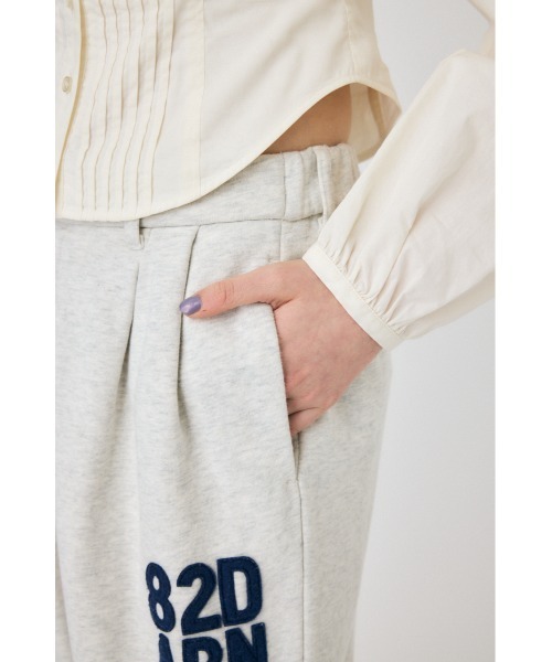 MOUSSY(マウジー)の「SLACKS スウェットパンツ(スウェットパンツ・レディース・ライトブラック/杢グレー・1/2)」の17枚目の写真