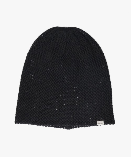 OVERRIDE（オーバーライド）の「OVERRIDE  OGC MESH BEANIE / オーバーライド（ニットキャップ/ビーニー・メンズ・ブラック/ブルー/レッド/ライトグリーン/ベージュ・57~59cm）」の2枚目の写真